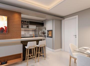 Living com Churrasqueira · Apartamento / 2 Dormitórios / 1 Suíte / 1 Vaga / Jardim Itú Sabará / Porto Alegre