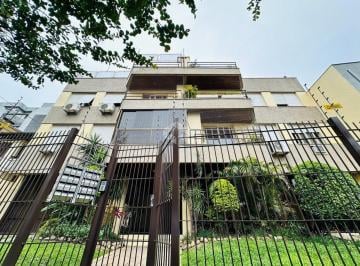 Apartamento · 126m² · 2 Quartos · 2 Vagas · Cobertura mobiliada com 2 dormitórios e terraço com jacuzzi no bairro Petrópolis - 201m² privativos