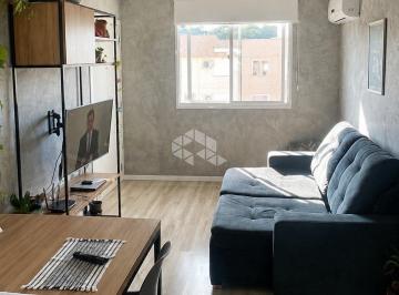 Apartamento · 60m² · 2 Quartos · 1 Vaga · Apartamento 2 dormitórios, semimobilido, vaga coberta. Playground e salão de fes