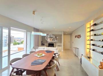 Sala de jantar integrada ao estar e entrada social. Ambiente aberto, integração de ambientes. · Apartamento de 03 dormitórios sendo um Suíte no Bairro Panazzolo em Caxias do Sul
