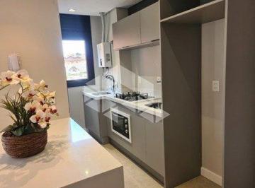 Apartamento · 58m² · 1 Quarto · 1 Vaga · Apartamento semimobiliado para investir em Gramado com 1 dormitório e 1 vaga no Centro