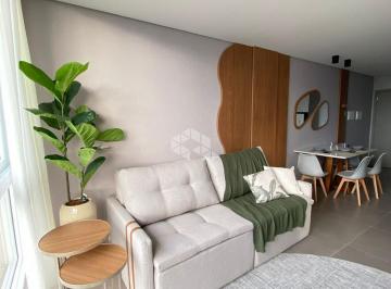 Apartamento · 86m² · 2 Quartos · 1 Vaga · Apartamento 2 dormitórios, sendo 1 suíte, mobiliado e decorado com box/vaga de garagem, prédio com i