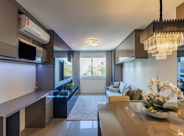Apartamento · 54m² · 1 Quarto · 2 Vagas · Apartamento à venda de 1 dormitório com SUÍTE, 54m² e 2 vagas cobertas, no bairro Três Figueiras em