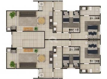Apartamento · 66m² · 2 Quartos · Apartamento com 2 quartos/dormitórios no bairro Forquilinha, em São José- SC