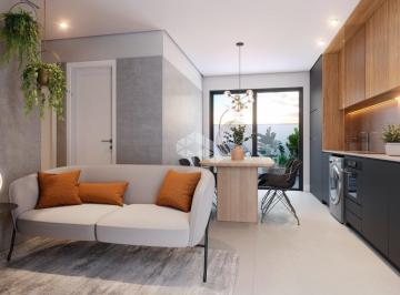 Apartamento · 53m² · 2 Quartos · 1 Vaga · Apartamento com amplo terraço, 2 dormitórios e uma vaga de garagem,