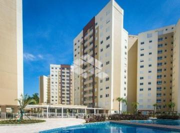 Apartamento · 76m² · 3 Quartos · 2 Vagas · Apartamento Semi-mobiliado, 3 dormitórios com 76m² sendo 1 suíte, estar/cozinha integrada, banheiro 