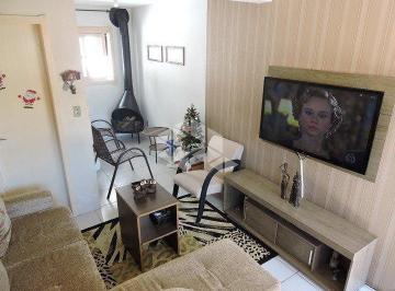 Casa · 58m² · 2 Quartos · 1 Vaga · Sobrado com 2 dormitório, sala e banheiro , cozinha com churrasqueira e garagem no bairro desvio ri
