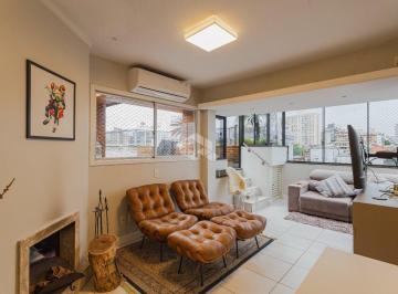 Apartamento · 152m² · 2 Quartos · 2 Vagas · Cobertura à venda no Petrópolis com 2 dormitórios (1 suíte)