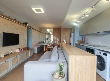 Apartamento · 79m² · 3 Quartos · 1 Vaga · APARTAMENTO SEMIMOBILIADO COM 3 QUARTOS SENDO 1 SUÍTE E 1 VAGA DE GARAGEM EM BARREIROS SÃO JOSÉ/SC