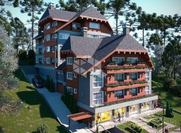 Apartamento · 55m² · 1 Quarto · 1 Vaga · Apartamento de 1 dormitório sendo 1 suíte, localizado em Gramado.