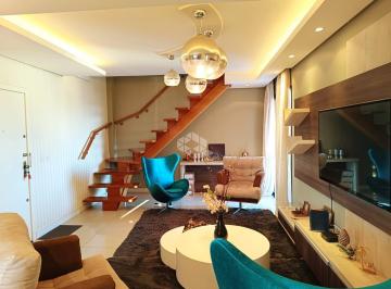 Apartamento · 171m² · 3 Quartos · 2 Vagas · Cobertura duplex semimobiliada de 03 dormitórios e com suíte à venda no bairro Rio Branco, Caxias do