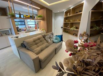 Apartamento · 67m² · 2 Quartos · 1 Vaga · Apartamento mobiliado com vista para o mar, possui 2 dormitórios, sendo 1 suíte, 1 vaga de garagem n