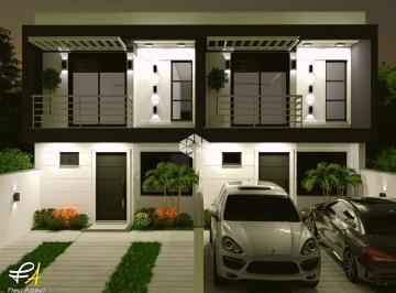 Casa · 100m² · 3 Quartos · 2 Vagas · Casa sobrado novo, 3 dormitórios, 1 suíte, água quente, churrasqueira gourmet, pátio frente e fundos