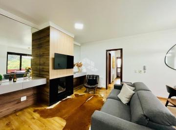 Apartamento · 106m² · 3 Quartos · 2 Vagas · Seu Refúgio Natural em Gramado: Apartamento 3 Dormitórios mobiliado