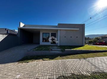 Casa · 111m² · 3 Quartos · 1 Vaga · Casa nova de esquina à venda no bairro Bela Vista - Dois Irmãos