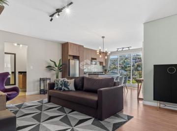 Apartamento · 81m² · 2 Quartos · 1 Vaga · Apartamento 2 dormitórios, novo, mobiliado, 80,71m², 1 vaga, próximo ao Centro de Gramado