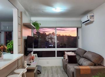 Apartamento · 53m² · 2 Quartos · Apartamento Semi-mobiliado 2 dormitórios e 1 vaga no Morro Santana