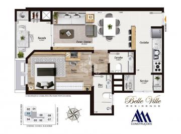Apartamento · 66m² · 1 Quarto · 1 Vaga · Apartamento com 1 suíte em Kobrasol-SJ