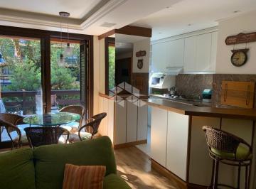Apartamento · 90m² · 2 Quartos · 1 Vaga · Seu Refúgio Natural em Gramado: Apartamento 2 Dormitório com Terraço em Condomínio Fechado