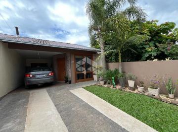 Casa · 103m² · 2 Quartos · 2 Vagas · Casa geminada com 02 dormitórios e piscina em Linha Santa Cruz
