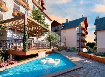 Apartamento · 65m² · 2 Quartos · 1 Vaga · Apartamento 2 suítes com 65,00m² privativos, 1 vaga, no Centro de Gramado