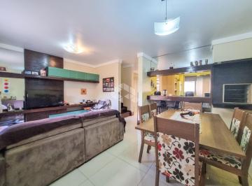 Casa · 144m² · 3 Quartos · 2 Vagas · Casa em condomínio fechado no bairro Marechal Rondon, Canoas, com 3 dormitórios, financiamento e FGT