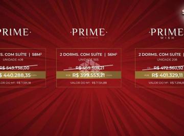 Apartamento · 56m² · 2 Quartos · 1 Vaga · Produto á venda. Construtora Cyrela.