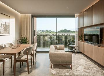 Apartamento · 57m² · 2 Quartos · Apartamento 02 dormitórios com sacada e churrasqueira à venda na planta no bairro Camonbi em Santa M