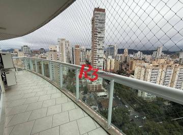 4c414e777aa1829174c3fa9679bd786bc465ea46 · Apartamento com 3 dormitórios à venda, 119 m² por R$ 1.350.000,00 - Boqueirão - Santos/SP