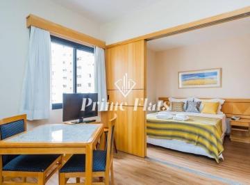 Apartamento · 31m² · 1 Quarto · 1 Vaga · Flat disponível para venda no Hotel Hampton Park no Jardim Paulista, com 31m², 1 dormitório e 1 vaga