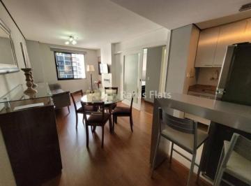 Apartamento · 50m² · 2 Quartos · 1 Vaga · Flat com 2 suítes para alugar em Moema - Edifício Times Square Colonade