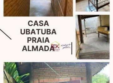 e7614bc41d8a86196765b83239e4b3272d782146 · Casa com 1 dormitório à venda, 70 m² por R$ 265.000 - Praia da Almada - Ubatuba/SP