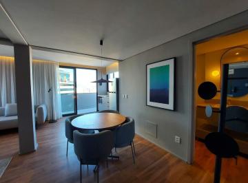 Apartamento · 80m² · 1 Quarto · Aluguel | Estúdio mobiliado com terraço no Centro