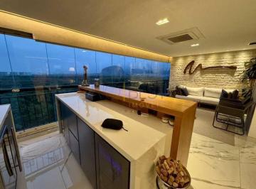 Apartamento · 170m² · 3 Quartos · 2 Vagas · Barra Peninsula 360 On The Park espetacular 3 suites porteira fechada vista lago