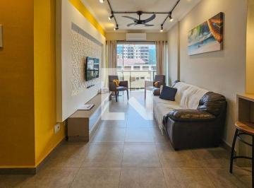 Apartamento · 70m² · 2 Quartos · 1 Vaga · Apartamento para Aluguel - Vila Júlia, 2 Quartos,  70 m² - Guarujá