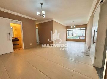 Apartamento · 130m² · 3 Quartos · 1 Vaga · Apartamento 3 dormitórios + dependência frente vista livre mar varanda no Marapé em Santos 