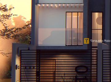Casa · 87m² · 2 Quartos · 1 Vaga · Geminado com Escada Lateral e Suítes no Santo Antônio