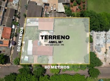 Foto 01 · Terreno de esquina com  4 mil m²  a venda no Jd. Vera Cruz - Sarandi PR