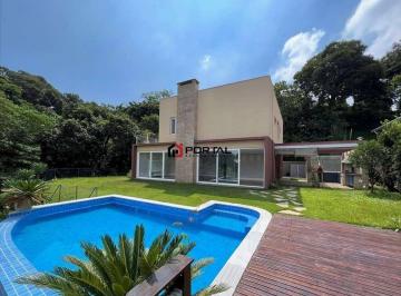 Casa · 494m² · 4 Quartos · 5 Vagas · Cond. Pousada dos Bandeirantes - Moderna, 4 suítes, gourmet, piscina e vista panorâmica!