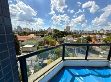 Apartamento · 216m² · 3 Quartos · 3 Vagas · Apartamento no Brooklin com churrasqueira e piscina na varanda