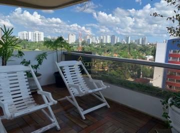 Apartamento · 132m² · 3 Quartos · 2 Vagas · Chácara Santo Antonio -Vista Deslumbrante para o verde da Granja Julieta