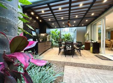 Área Externa Gourmet · Casa em Condomínio Fechado| Reformada | Alto da Boa Vista | 289 m² | 5 Suítes | 3 Vagas
