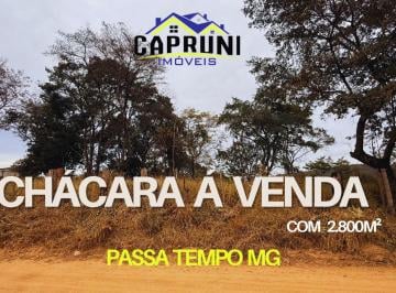 Rural · 2800m² · Chácara à venda, com 2.800m² - Passa Tempo - MG
