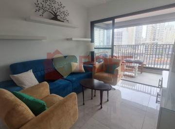Apartamento · 91m² · 3 Quartos · 2 Vagas · Apartamento  Mobiliado para locação - 90 m² 3 Dormitórios - Brooklin