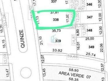 Terreno · 624m² · Terreno A Venda no Loteamento Eldorado, próximo ao novo Hospital UNIMED