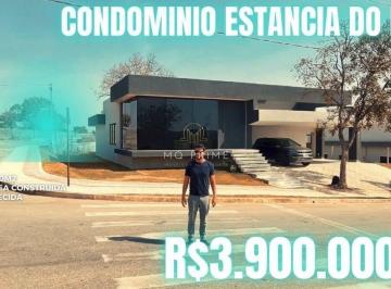 Casa · 368m² · 3 Quartos · 3 Vagas · Casa de Alto Padrão no Condomínio Estância do Lago