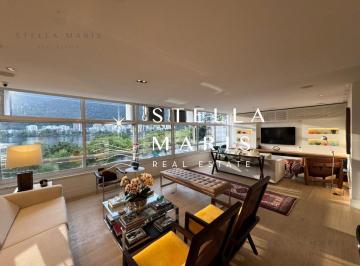 Foto 01 · Lagoa, Apartamento todo reformado com 210 m2, 4 quartos, 2 vagas e vista para Lagoa e Cristo Redento