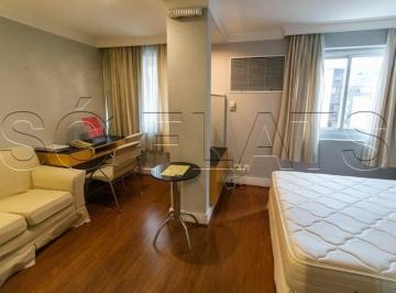 Apartamento · 29m² · 1 Quarto · 1 Vaga · Flat disponível para locação no Jardim Paulista contendo 29m², 1 dormitório e 1 vaga de garagem.
