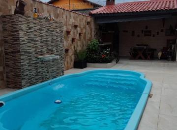 Casa · 150m² · 2 Quartos · 2 Vagas · SOBRADO 2 SUÍTES PISCINA E ÁREA GOURMET LADO PRAIA ITANHAÉM SP