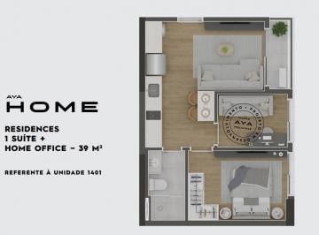 Apartamento de 1 quarto, Curitiba · AYA LANÇAMENTO NA AMINTAS DE BARROS